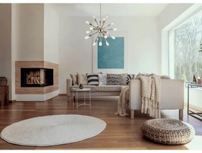 Klausen 109001 - Luster na tyči COMET 18xE27/11W/230V lesklý chróm/zlatá