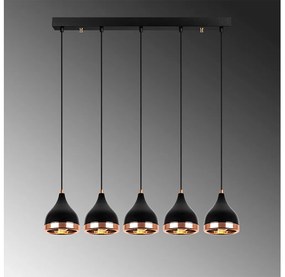 Dizajnový luster Salwah 85 cm čierny