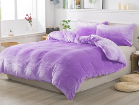 XPOSE® Francúzske mikroplyšové obliečky JORGA Exclusive - levanduľové
