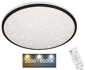 Brilo - LED Stmievateľné stropné svietidlo STARRY SKY LED/24W/230V 3000-6000K + DO BL1223