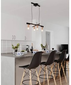 ByRydens 4201030-4002 - Závesný luster na lankách ZEONA 4xE27/5W/230V