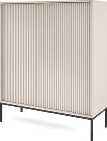 Ryhovaná komoda Nova kašmírová (K104)