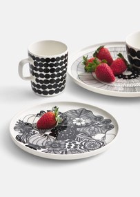 Marimekko Tanier Oiva Siirtolapuutarha 20cm biely