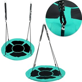 Funfit Hojdačka - bocianie hniezdo Turquosie 100cm