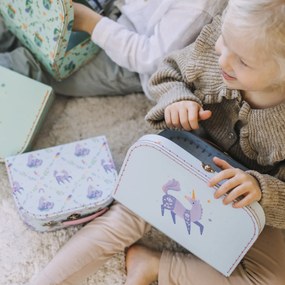 Bella Rose Detský kufrík Jednorožec – set 2 ks