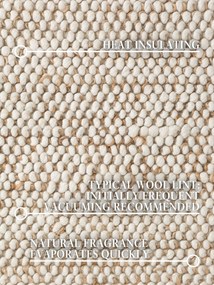 Villeroy & Boch, Kusový koberec Villeroy & Boch Peas 106280 Cream Beige, 80x150, béžová, obývacia izba