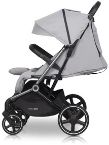 Súrodenecký kočík EasyGo Echo Cloudy Gray