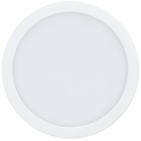 EGLO Chytré zápustné LED osvetlenie FÚEVA-Z, 16,5 W, teplá biela-studená biela, 22cm, okrúhle, biele