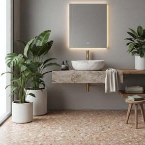 Rea Amelia, umývadlo na dosku 480x345x135 mm, imitácia kameňa, REA-U8489