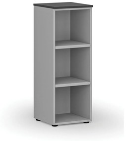 Kancelársky regál PRIMO GRAY, 1087 x 400 x 420 mm, sivá/grafit