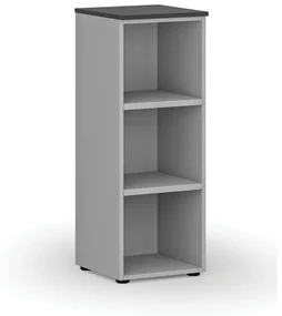 Kancelársky regál PRIMO GRAY, 1087 x 400 x 420 mm, sivá/grafit