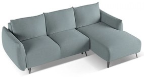 Svetlomodrá rohová pohovka (pravý roh) Malie – Makamii