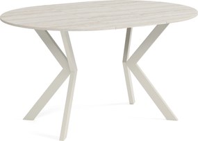 Okrúhly rozkladací jedálensky stôl DEVO Veľkosť: 90 - 128 cm