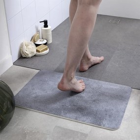TENDANCE Predložka do kúpeľne Sofer Grey, 39x60 cm, sivá
