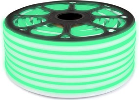 ECOLIGHT LED pásik NEON - 230V - 1m - 8W/m - IP68 - vodotesný - zelená