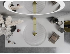 Mexen Aura, sklenené umývadlo na dosku 39 x 39 cm, matné sklo, 24013930