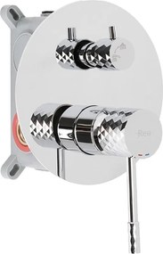 Sprchový komplet REA LUNGO DIAMOND + BOX s podomietkovou batériou, chróm