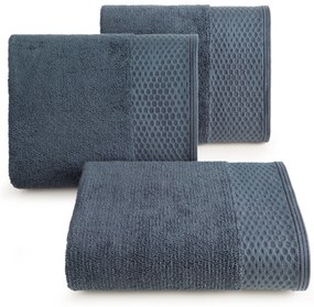 BAVLNENÝ UTERÁK ANELA3 SADA 6KS 50X90 CM TMAVOSIVÁ