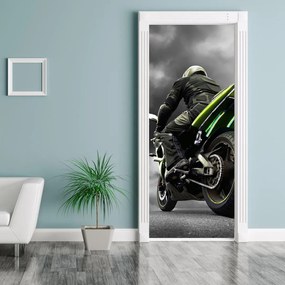 Fototapeta na dvere - motorka (95x205cm)