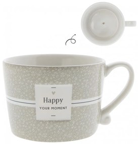 Cup White /Happy your moment 10x8x7cm