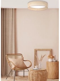 Duolla - LED Stropné svietidlo ROLLER LED/24W/230V pr. 45 cm ratan