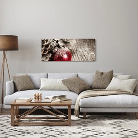 Obraz - Vianočné ozdoby (120x50 cm)