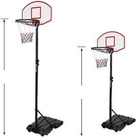 Mobilný basketbalový kôš s nastaviteľnou výškou