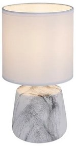Rabalux 74067 stolná lampa Nalisa, valcovitá, biela