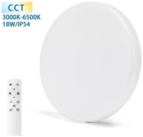 Aigostar - LED Kúpeľňové stropné svietidlo LED/18W/230V 3000-6000K IP54 + DO