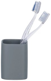 Modrý keramický téglik na zubné kefky Hexa - Wenko