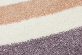 Koberec Lima M185A krémový / fialový