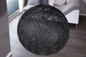 Lampa Wrap čierna 45cm