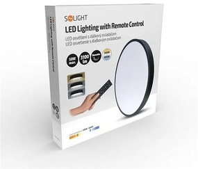 SOLIGHT LED svietidlo 50W, 3100lm, 3000K-6000K CCT, Dim, 40cm, diaľkový ovládač