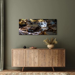 Obraz kamenistého potoku (120x50 cm)