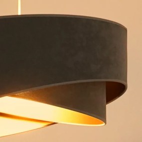 Brilagi - LED Luster na lanku LYRA 1xE27/15W/230V šedá/zlatá