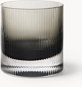 Ručne fúkané sklenené poháre Ripple, 2 ks, 250 ml