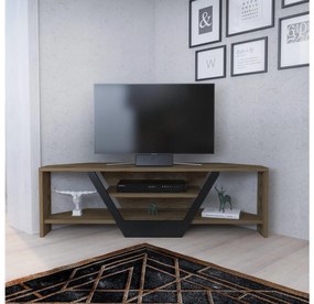 TV stolík/skrinka Sarra (dub + čierna) . Vlastná spoľahlivá doprava až k Vám domov. 1102562