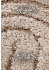 Taupe okrúhly koberec ø 200 cm Panglao New York Taupe – Elle Decoration