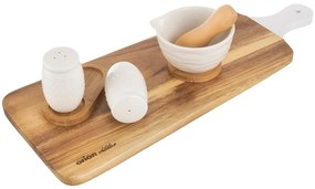 Orion Krájacia a servírovacia doštička Whiteline, 48,5 x 18,5 cm