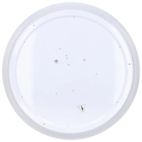 SOLIGHT LED osvetlenie s diaľkovým ovládačom Floco, 30W + 6W RGB, 2100lm, 40cm, CCT