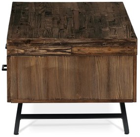 Autronic BONTEC Konferenčný stolík 120x60cm, masív, old wood, AHG-536 PINE Farba: Hnedá