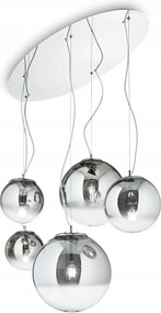 Závesné svietidlo Ideal Lux Mapa Fade SP5 140759 E27 5x60W