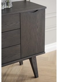 Hnedá nízka komoda v dekore duba 150x85 cm Filippa – Rowico