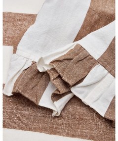 Behúň na stôl s prímesou ľanu 50x150 cm Maura – Kave Home