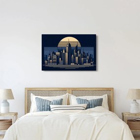 Obraz – Geometrické mesto (90x60 cm)