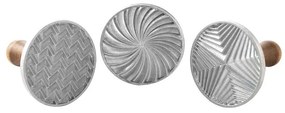 Pečiatky na sušienky Nordic Ware geometrické tvary, sada 3 kusov, 01245
