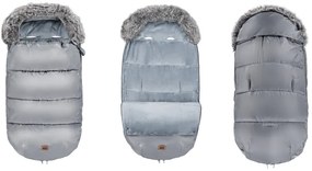 Vulpi Fusak na zimu s goliérom a obalom Farba: sivá-hviezdičky