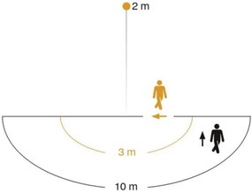 Steinel 009816 - Vonkajšie nástenné svietidlo so senzorom L 22 S 1xE27/60W/230V IP44