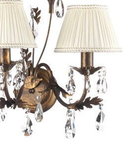 ONLI - Nástenné svietidlo KAREN 3xE14/6W/230V bronzová