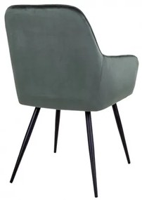 Jídelní křeslo HARBO, zelený samet House Nordic 1001155